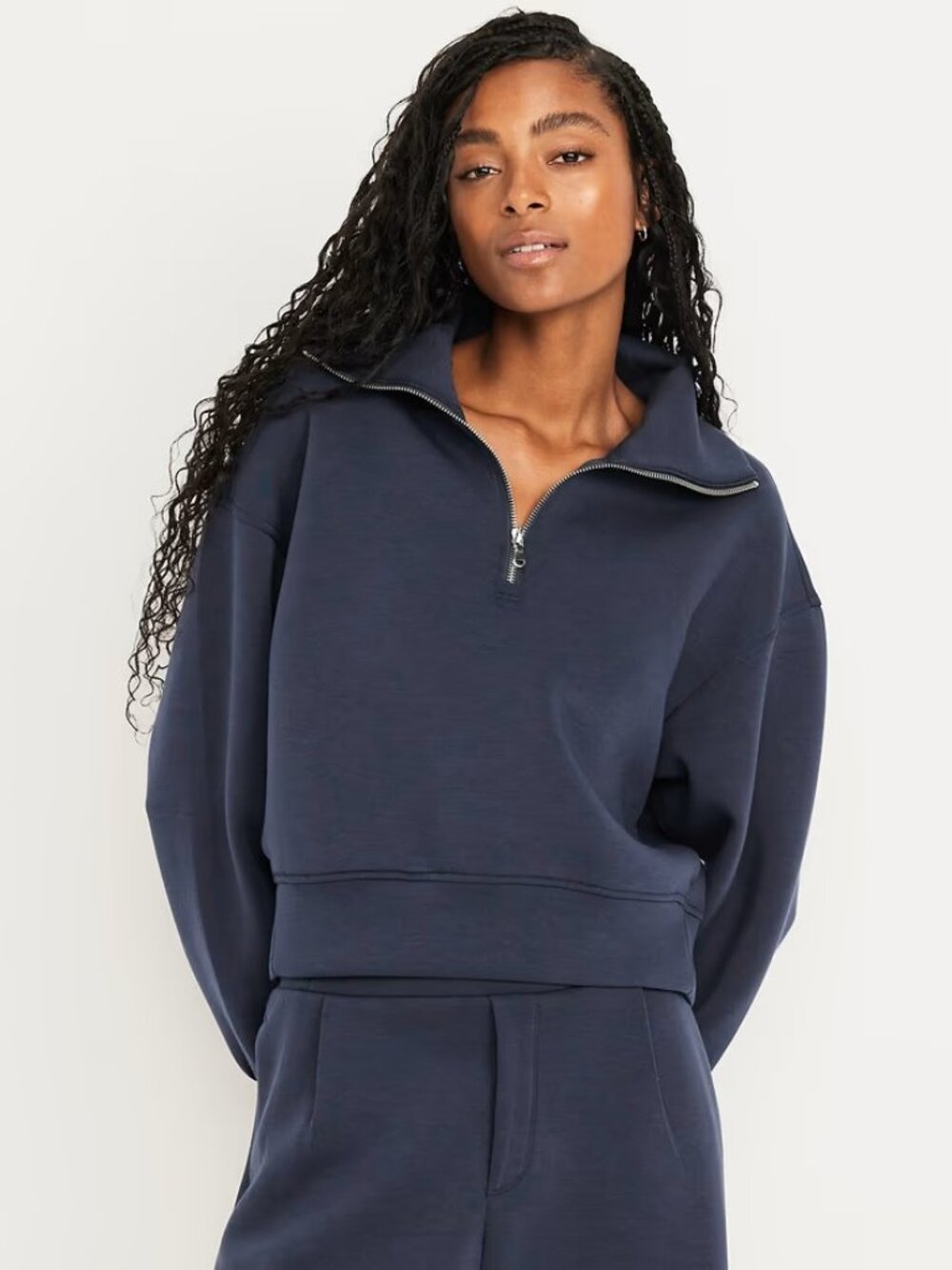 NWT 2 Piece Bounce Fleece Half Zip Pullover & Wide Leg Sweatpant Set XXL